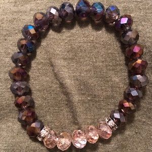Pink and purple bracelet